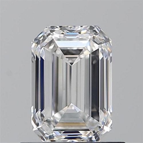 0.91 carat F-VVS2 Natūralus Emerald Deimantas (1)