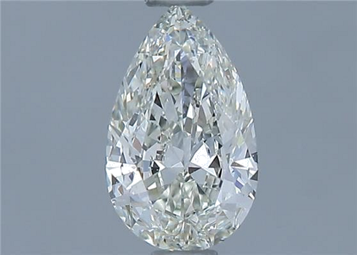 0.55 carat I-VS1 Natūralus Pear Deimantas (1)
