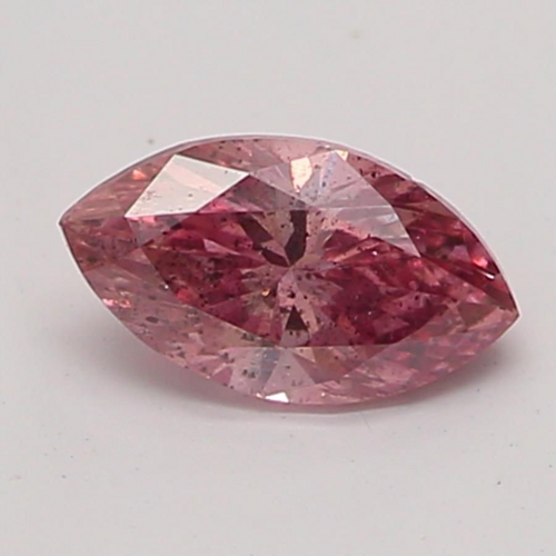 0.16 carat Fancy Brownish Pink-SI2 Natūralus Marquise Deimantas (1)