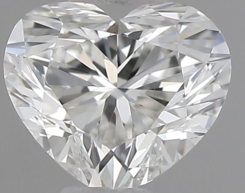 0.4 carat F-VVS1 Natūralus Heart Deimantas (1)