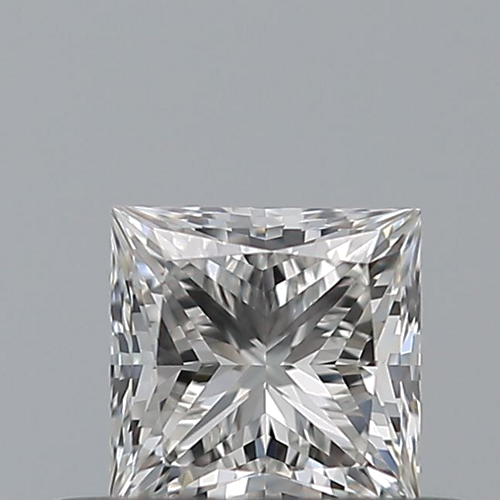 0.37 carat F-VVS2 Natūralus Princess Deimantas (1)