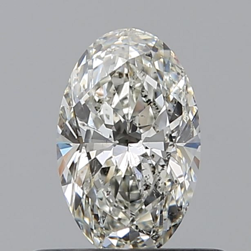 0.52 carat I-SI2 Natūralus Oval Deimantas (1)