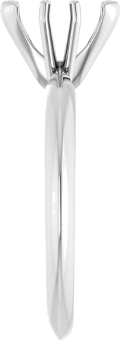 14K White 6-Prong 8x3.5 mm Marquise V-End Solitaire Ring Mounting (4)