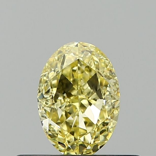 0.5 carat Yellowish White-VS1 Natūralus Oval Deimantas (1)