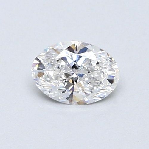 0.51 carat D-SI1 Natūralus Oval Deimantas (1)