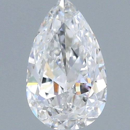 0.5 carat E-SI1 Natūralus Pear Deimantas (1)
