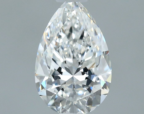 0.5 carat E-VS1 Natūralus Pear Deimantas (1)