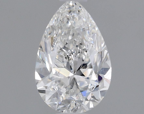 0.69 carat F-SI2 Natūralus Pear Deimantas (1)