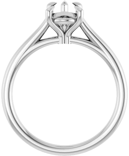Sužadėtuvių Žiedas „Claw-Pong“ 925 Sidabro Pear 9mm x 6mm (2)