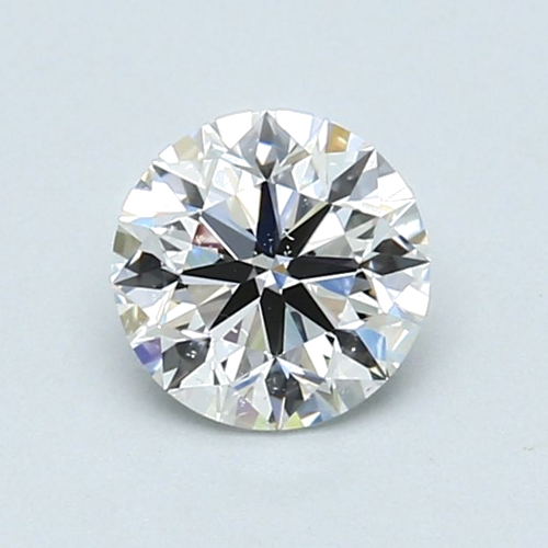 0.9 carat F-SI1 Very Good cut Natūralus Round Deimantas (1)