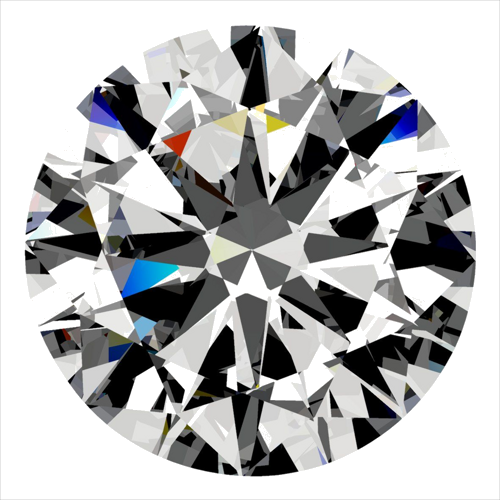 0.3 carat D-VS2 GD cut Natūralus Round Deimantas (1)