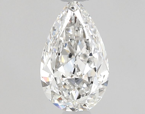 0.53 carat E-VVS2 Natūralus Pear Deimantas (1)