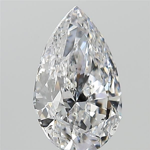 2.0 carat D-SI2 Natūralus Pear Deimantas (1)
