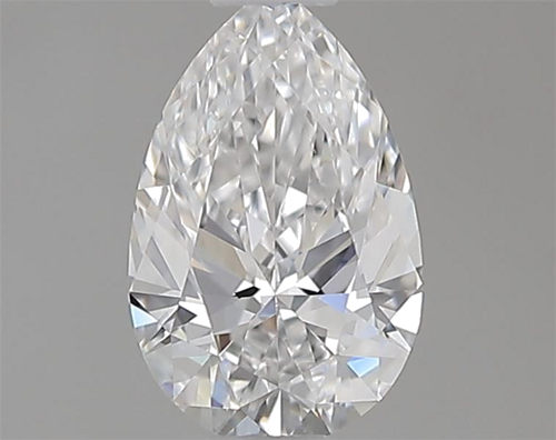 0.4 carat D-VS2 Natūralus Pear Deimantas (1)