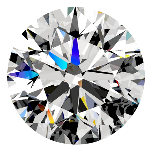 0.3 carat H-SI1 Excellent cut Natūralus Round Deimantas (1)