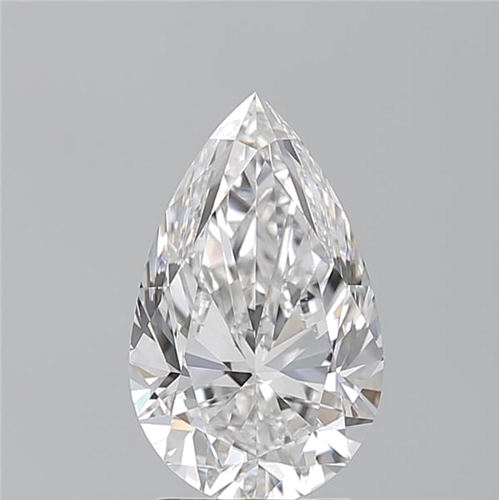 3.01 carat D-VS2 Natūralus Pear Deimantas (1)