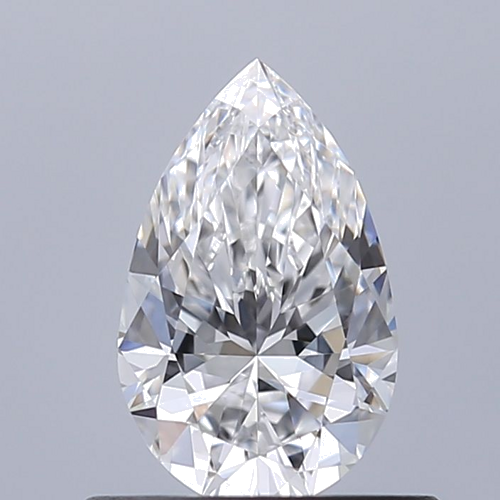 0.54 carat E-VVS1 Natūralus Pear Deimantas (1)