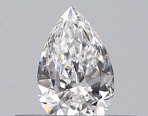 0.23 carat E-VVS2 Natūralus Pear Deimantas (1)