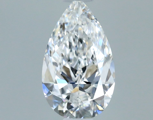 0.51 carat D-IF Natūralus Pear Deimantas (1)