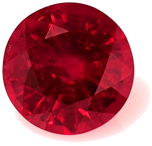 0.6 carat RED Round Rubinas (1)