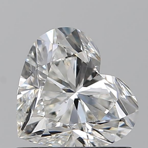 0.9 carat G-SI1 Natūralus Heart Deimantas (1)
