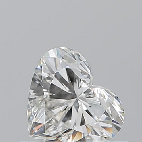 0.5 carat I-VVS1 Natūralus Heart Deimantas (1)