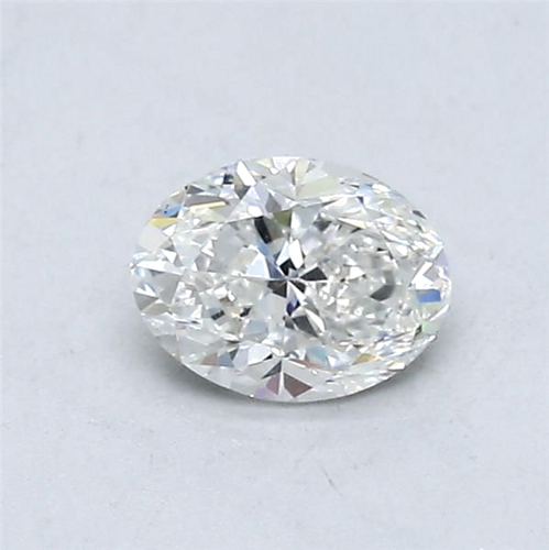 0.52 carat F-VVS2 Natūralus Oval Deimantas (1)