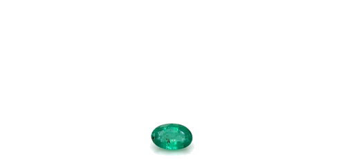 0.39 carat GREEN Oval Smaragdas (1)