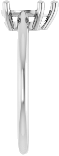 Sužadėtuvių Žiedas „Solitaire“ 417 Baltojo Aukso Pear Shape 8mm x 5mm (3)