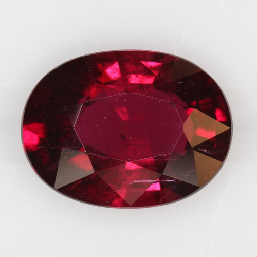 3.6 carat RED Oval Tourmaline (1)