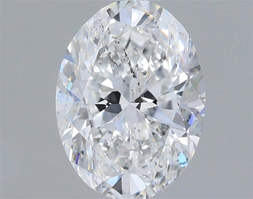 0.69 carat E-SI2 Natūralus Oval Deimantas (1)