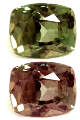 0.62 carat GREEN Cushion Alexandrite (1)
