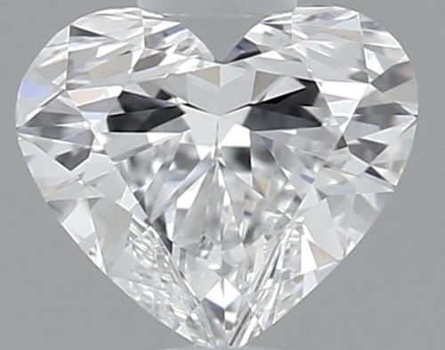 0.33 carat D-VVS1 Natūralus Heart Deimantas (1)