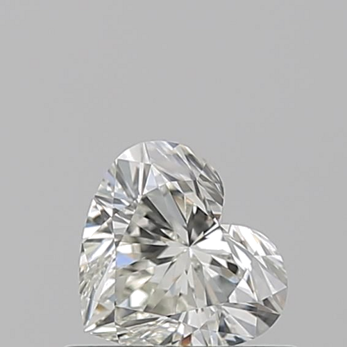 0.54 carat J-VVS1 Natūralus Heart Deimantas (1)