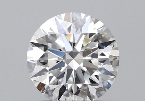 0.37 carat F-SI1 Excellent cut Natūralus Round Deimantas (1)