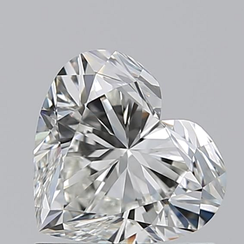 1.01 carat I-VVS1 Natūralus Heart Deimantas (1)