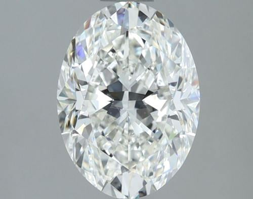 1.82 carat H-SI1 Natūralus Oval Deimantas (1)