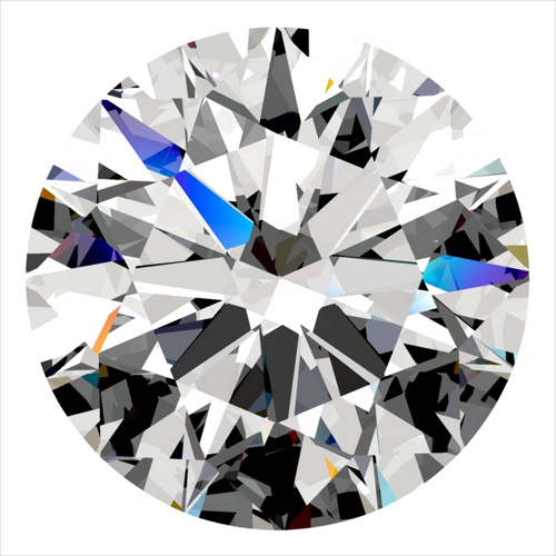 0.32 carat E-SI2 Excellent cut Natūralus Round Deimantas (1)