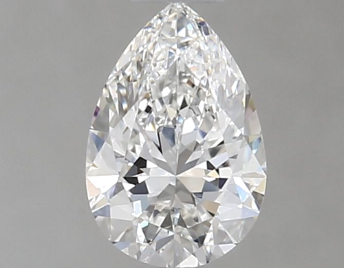 0.51 carat F-VS1 Natūralus Pear Deimantas (1)