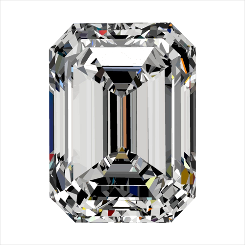 0.3 carat E-VVS1 Natūralus Emerald Deimantas (1)