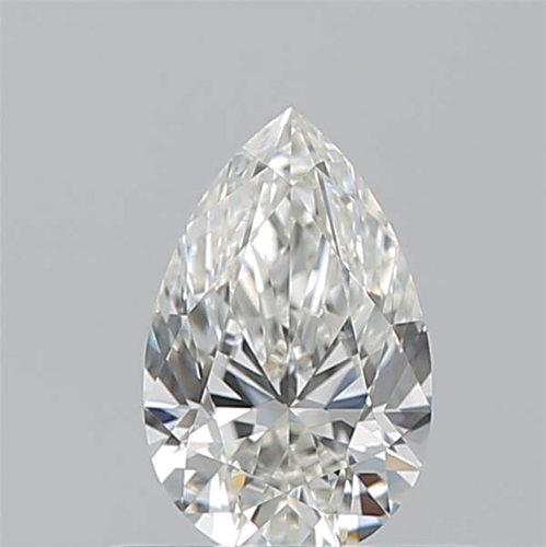 0.5 carat H-VS2 Natūralus Pear Deimantas (1)