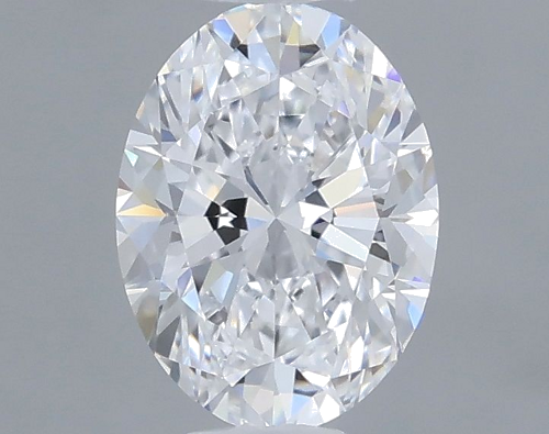 0.53 carat D-VVS2 Natūralus Oval Deimantas (1)