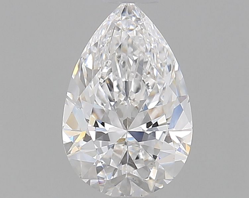 0.5 carat D-VS1 Natūralus Pear Deimantas (1)