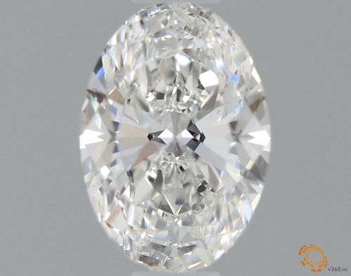 0.51 carat G-VS2 Natūralus Oval Deimantas (1)
