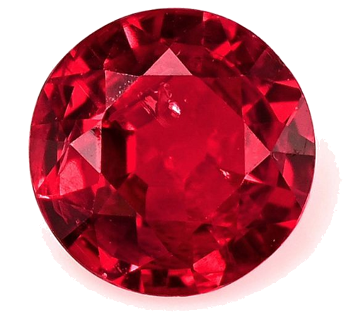 0.45 carat RED Round Rubinas (1)