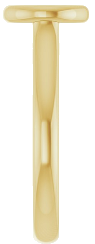 14K Yellow  6.5 mm Round Solitaire Engagement Ring Mounting (4)