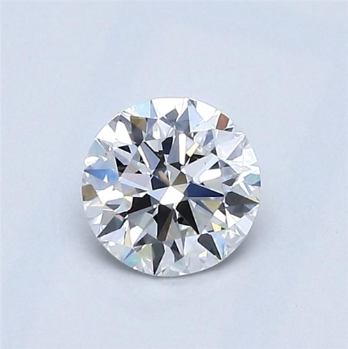 0.5 carat F-VVS2 Excellent cut Natūralus Round Deimantas (1)