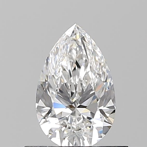 0.57 carat E-VVS2 Natūralus Pear Deimantas (1)