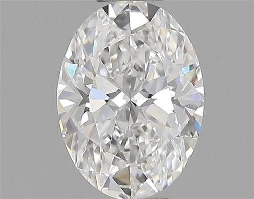 0.45 carat F-VVS2 Natūralus Oval Deimantas (1)