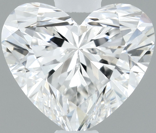 0.5 carat E-VS2 Natūralus Heart Deimantas (1)
